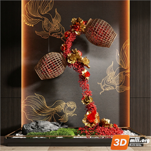 Lobby Decoration Skp Files 
